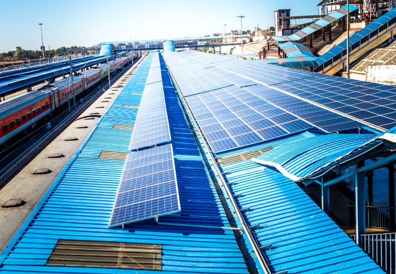 Indian Railways electrical components installation